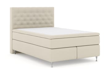 Select No 6 Komplett Sängpaket 140x200 F/M Latex/Memory - Beige/Silver - Products - Möbler - Säng - Kontinentalsäng