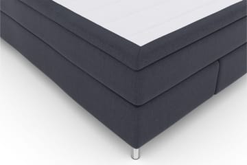 Select No 6 Komplett Sängpaket 140x200 F/M Latex/Memory - Blå/Metall - Products - Möbler - Säng - Kontinentalsäng
