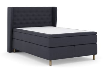Select No 6 Komplett Sängpaket 140x200 F/M Latex/Memory - Blå/Metall - Products - Möbler - Säng - Kontinentalsäng