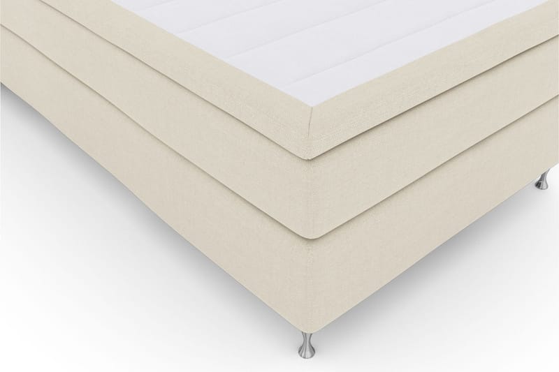 Select No 6 Komplett Sängpaket 140x200 Medium Latex/Memory - Beige/Silver - Products - Möbler - Säng - Kontinentalsäng