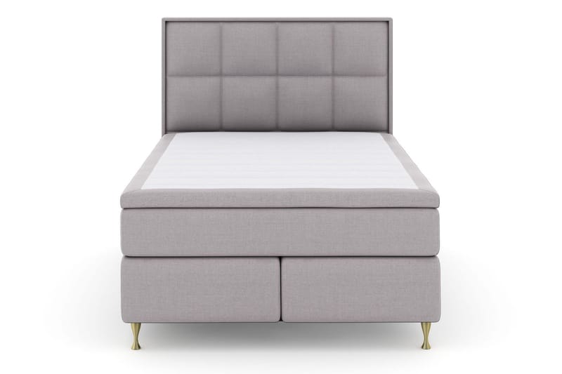 Select No 6 Komplett Sängpaket 140x200 Medium Watergel - Ljusgrå/Guld - Products - Möbler - Säng - Kontinentalsäng