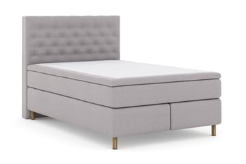 Select No 6 Komplett Sängpaket 140x200 Medium Watergel - Ljusgrå/Koppar - Products - Möbler - Säng - Kontinentalsäng
