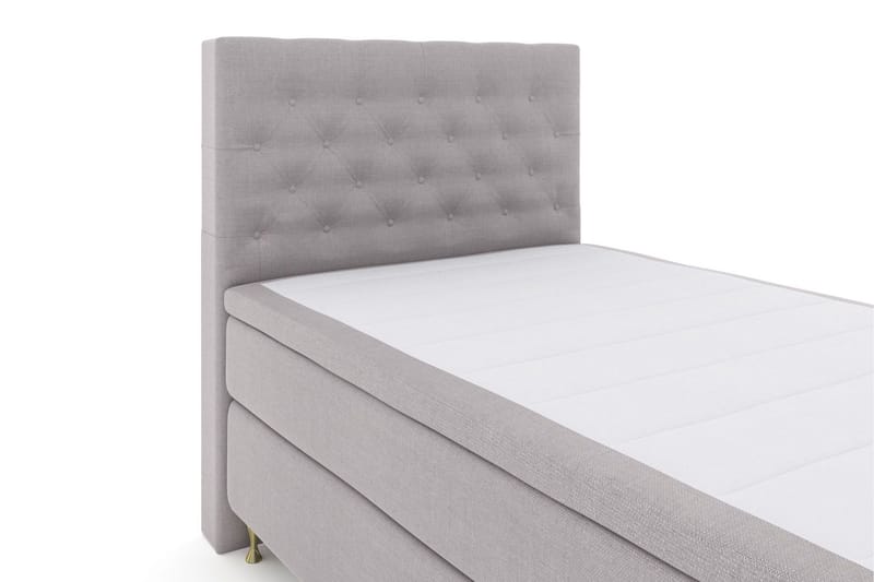 Select No 6 Kontinentalsäng 120x200 Fast Watergel - Ljusgrå - Products - Möbler - Säng - Enkelsäng