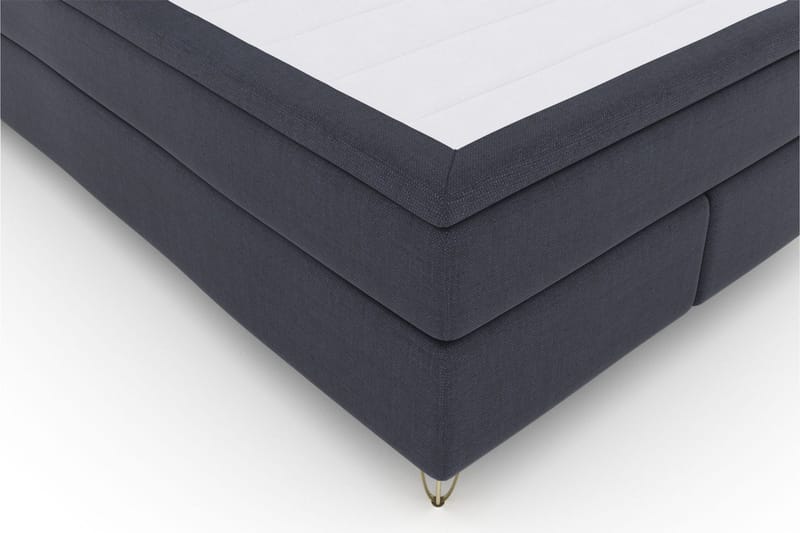 Select No 6 Kontinentalsäng 140x200 Medium Latex/Memory - Blå/Metall V-Form - Products - Möbler - Säng - Kontinentalsäng