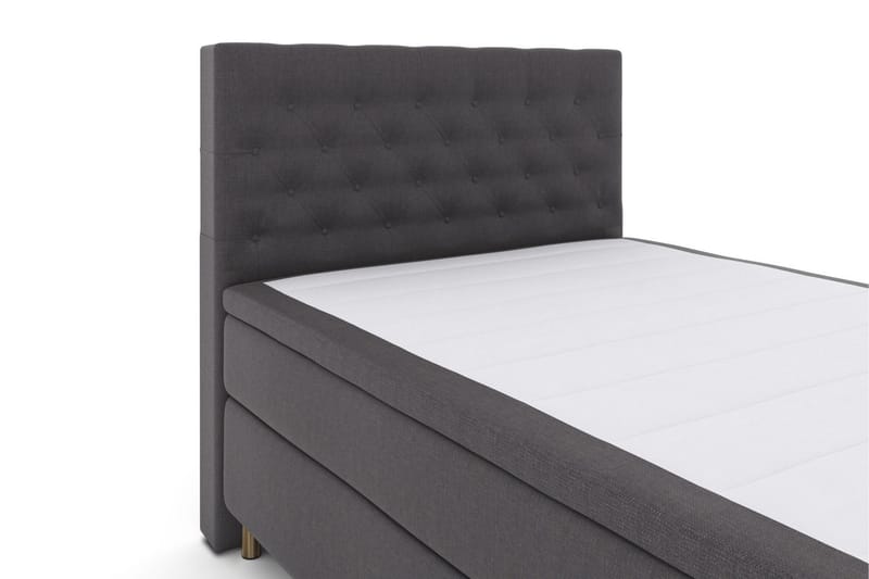 Select No 6 Kontinentalsäng 140x200 Medium Memory/Pocket - Mörkgrå/Koppar - Products - Möbler - Säng - Kontinentalsäng