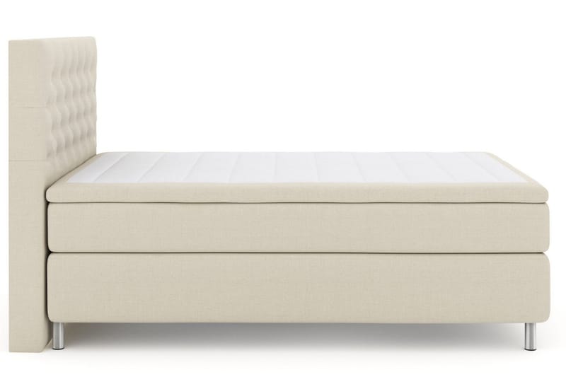Select No 6 Kontinentalsäng 160x200 Fast Watergel - Beige/Metall - Products - Möbler - Säng - Kontinentalsäng