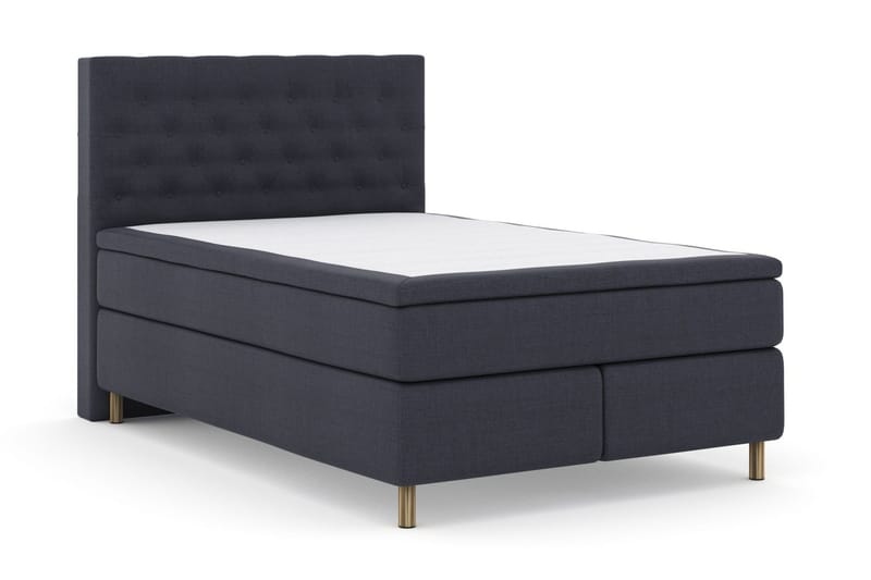 Select No 6 Kontinentalsäng 160x200 Fast Watergel - Blå/Metall - Products - Möbler - Säng - Kontinentalsäng