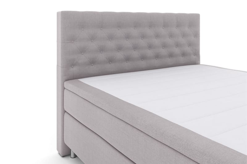 Select No 6 Kontinentalsäng 180x200 Fast Latex/Memory - Ljusgrå/Metall - Products - Möbler - Säng - Kontinentalsäng