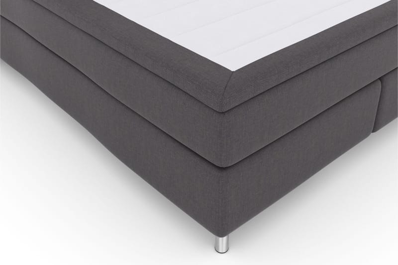 Select No 6 Kontinentalsäng 180x200 Fast Latex/Memory - Mörkgrå/Metall - Products - Möbler - Säng - Kontinentalsäng