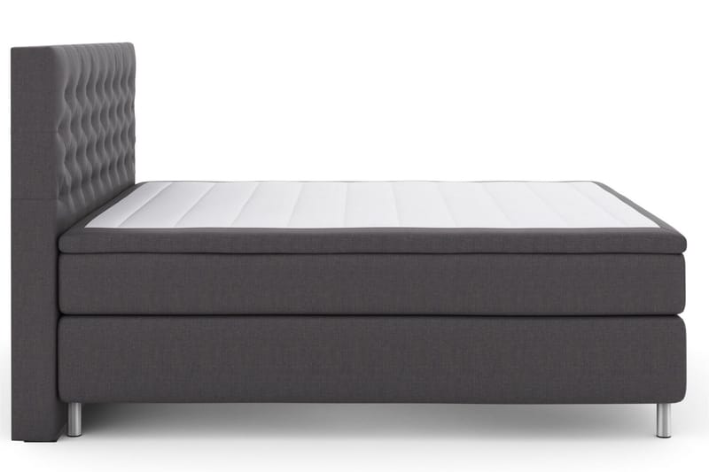 Select No 6 Kontinentalsäng 180x200 Fast Latex/Memory - Mörkgrå/Metall - Products - Möbler - Säng - Kontinentalsäng