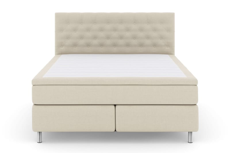 Select No 6 Kontinentalsäng 180x200 Fast/Medium Latex/Memory - Beige/Metall - Products - Möbler - Säng - Kontinentalsäng