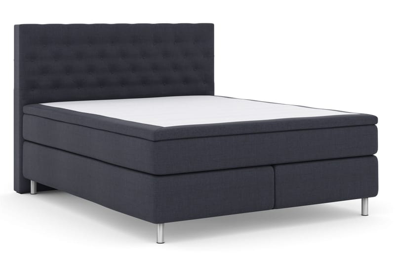 Select No 6 Kontinentalsäng 180x200 Fast/Medium Latex/Memory - Blå/Metall - Products - Möbler - Säng - Kontinentalsäng