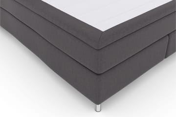 Select No 6 Kontinentalsäng 180x200 Fast/Medium Latex/Memory - Mörkgrå/Metall - Products - Möbler - Säng - Kontinentalsäng