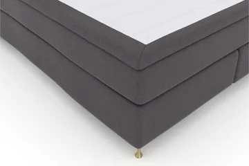 Select No 6 Kontinentalsäng 210x210 Medium Watergel - Mörkgrå/Guld - Products - Möbler - Säng - Kontinentalsäng