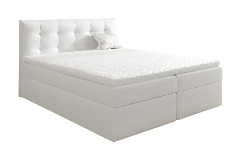 Skaftå Kontinentalsäng 180x200 Svart/Vit, Svart/Vit