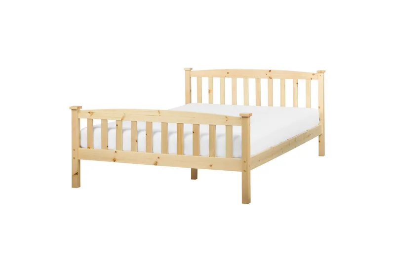 Traycee Sängram 140x200 cm, Ljust trä