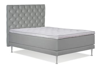Victoria Komplett Sängpaket 140x200 - Ljusgrå - Products - Möbler - Säng - Kontinentalsäng