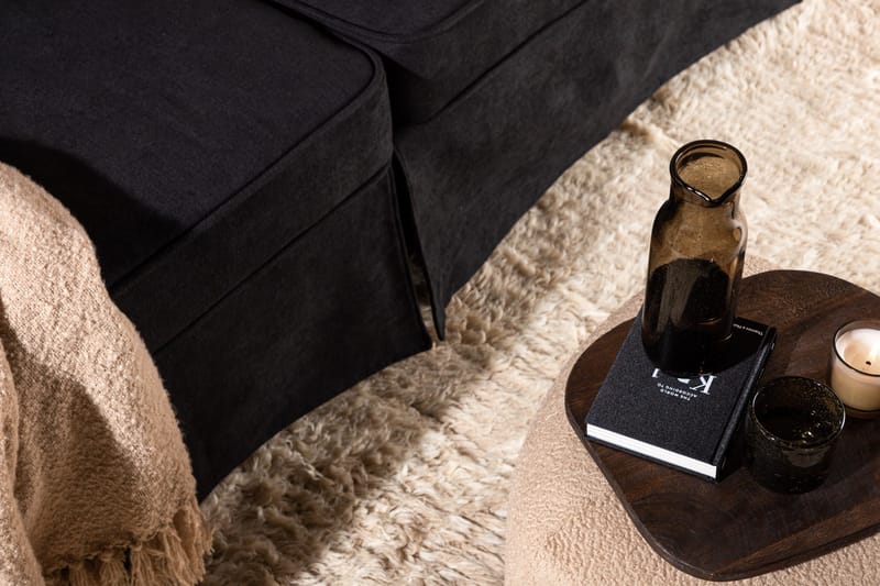 Anton 2-sits Soffa - Svart - Products - Möbler - Soffa - 2 sits soffa