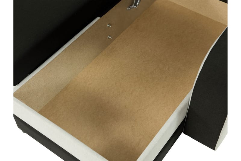 Alvared 3-sits Hörnbäddsoffa Universal - Grå/Röd - Products - Möbler - Soffa - Bäddsoffa - Bäddsoffa divan