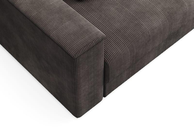 Bergen Extra Djup 3-sits Bäddsoffa med vändbar divan och förvaring i manchester - Taupe - Products - Möbler - Soffa - Bäddsoffa - Bäddsoffa divan
