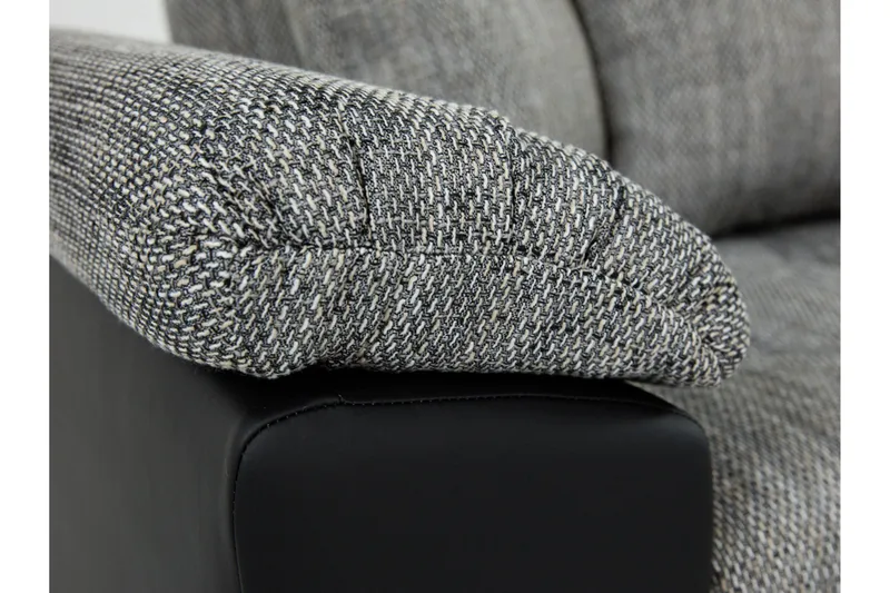 Camior Bäddsoffa m. Divan 3-sits - Vit/Svart - Products - Möbler - Soffa - Bäddsoffa - Bäddsoffa divan