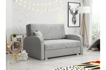 Denegal 2-sits Bäddsoffa Ljusgrå - Products - Möbler - Soffa - Bäddsoffa - 2 sits bäddsoffa