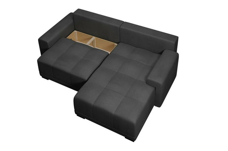 Denegal 2-sits Hörnbäddsoffa Dark grey - Products - Möbler - Soffa - Bäddsoffa - Hörnbäddsoffa