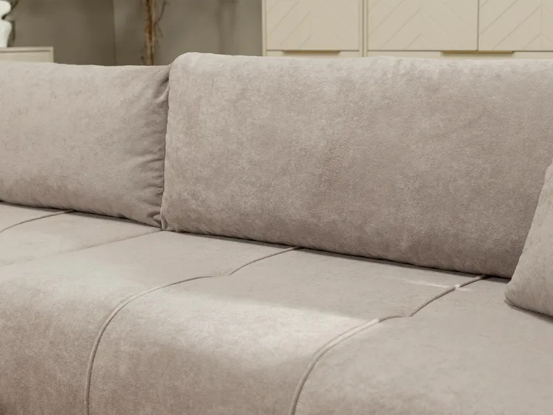 Flo Bäddsoffa med Divan 3-sits - Beige - Products - Möbler - Soffa - Bäddsoffa - Bäddsoffa divan