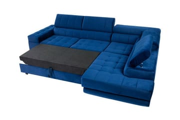 Kintore 3-sits Hörnbäddsoffa Dark Turquoise - Products - Möbler - Soffa - Bäddsoffa - Hörnbäddsoffa