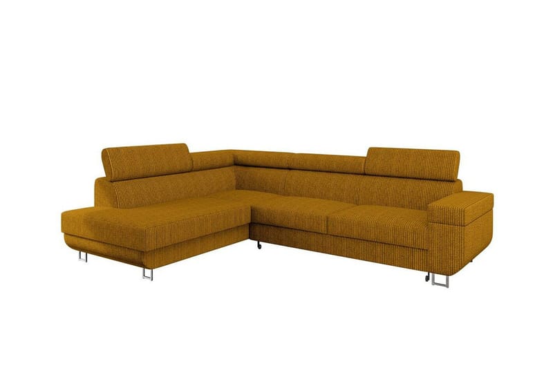 Kintore 3-sits Hörnbäddsoffa Dark yellow
