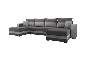 Kintore 4-sits Hörnbäddsoffa Dark grey - Products - Möbler - Soffa - Bäddsoffa - U bäddsoffa