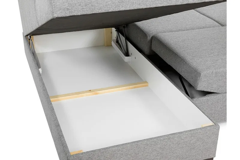 Kintore 4-sits Hörnbäddsoffa White - Products - Möbler - Soffa - Bäddsoffa - Bäddsoffa divan