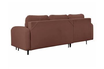 Knocklong 3-sits Hörnbäddsoffa Brown - Products - Möbler - Soffa - Bäddsoffa - Hörnbäddsoffa