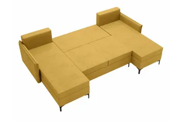 Knocklong 4-sits Hörnbäddsoffa - Grön - Products - Möbler - Soffa - Bäddsoffa - Hörnbäddsoffa