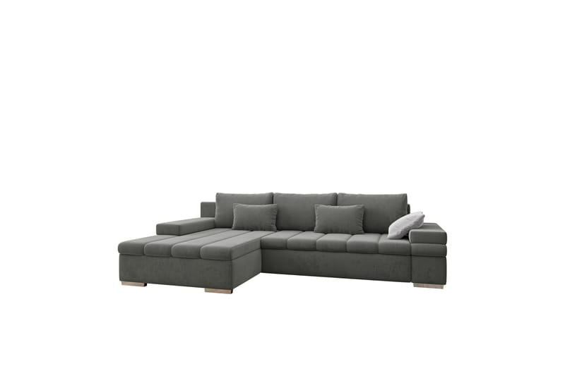 Naoma Bäddsoffa med Divan 4-sits, Grå