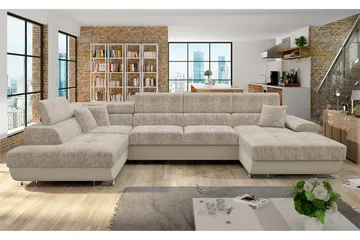 Reginia Bäddsoffa m. Divan och Schäslong - Products - Möbler - Soffa - Bäddsoffa - Bäddsoffa divan