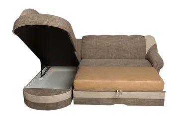 Sandra 7-sits Hörnbäddsoffa Vänster - Beige - Products - Möbler - Soffa - Bäddsoffa - Hörnbäddsoffa