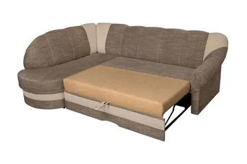 Sandra 7-sits Hörnbäddsoffa Vänster - Beige - Products - Möbler - Soffa - Bäddsoffa - Hörnbäddsoffa