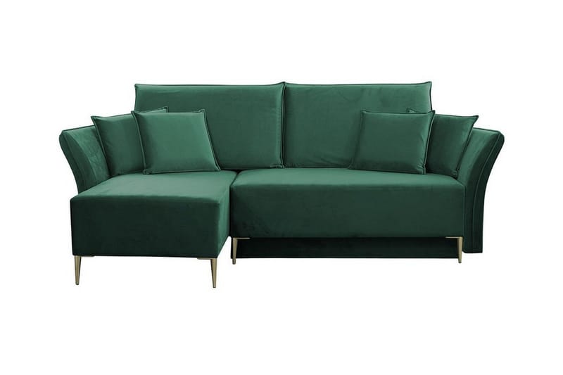 Staffin 3-sits Hörnbäddsoffa Dark green - Products - Möbler - Soffa - Bäddsoffa - Hörnbäddsoffa