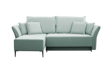 Staffin 3-sits Hörnbäddsoffa Light green/Green/Mint - Products - Möbler - Soffa - Bäddsoffa - Hörnbäddsoffa