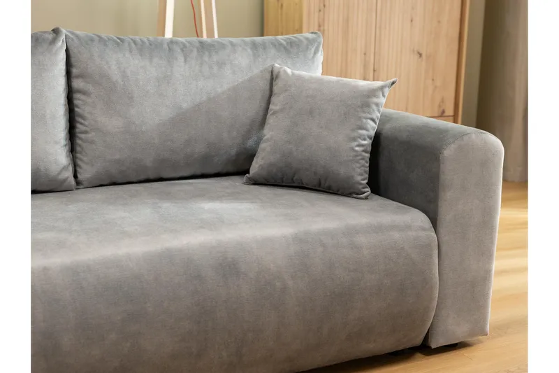 Tacon Bäddsoffa m. Divan 3-sits - Beige/Grå - Products - Möbler - Soffa - Bäddsoffa - Bäddsoffa divan