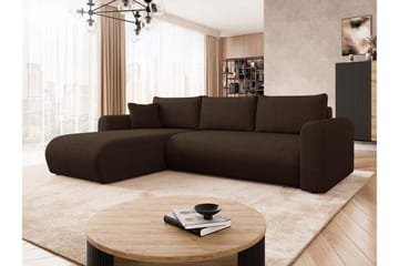 Tacon Bäddsoffa m. Divan 3-sits - Brun - Products - Möbler - Soffa - Bäddsoffa - Bäddsoffa divan