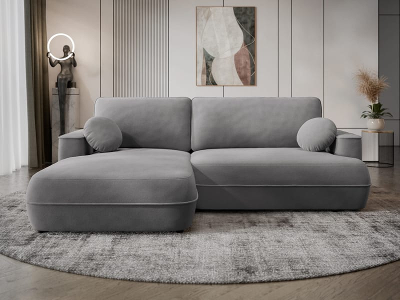 Uppland Bäddsoffa med Divan 3-sits - Grå - Products - Möbler - Soffa - Bäddsoffa - Bäddsoffa divan