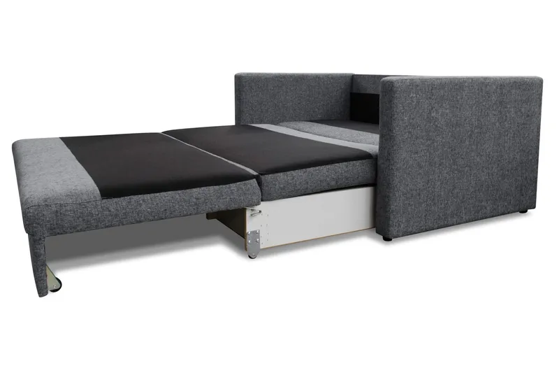 Willhelm Liten Bäddsoffa 2-sits 160 cm Bred - Grå / Ljusgrå - Products - Möbler - Soffa - Bäddsoffa - 2 sits bäddsoffa