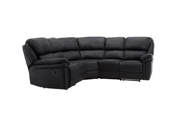 Saranda Reclinersoffa - Svart - Products - Möbler - Soffa - Biosoffa & reclinersoffa - 4 sits biosoffa & reclinersoffa
