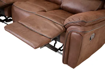 Saranda 3-sits Soffa - Brun - Products - Möbler - Soffa - Biosoffa & reclinersoffa - 3 sits biosoffa & reclinersoffa