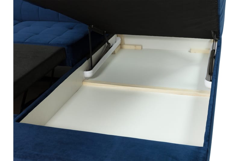 Amshyttan Soffa med Schäslong 3-sits - Svart - Products - Möbler - Soffa - Divansoffa & schäslongsoffa - 3 sits soffa med divan