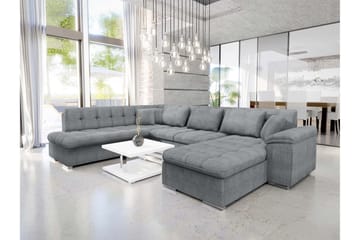 Dynir Soffa med Divan och Schäslong 4-sits - Grå - Products - Möbler - Soffa - Divansoffa & schäslongsoffa - 4 sits soffa med divan