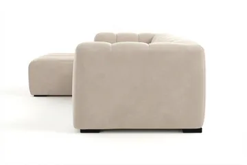 Marlow 3-sits Bubblig Divansoffa vänster - Beige - Products - Möbler - Soffa - Divansoffa & schäslongsoffa - 3 sits soffa med divan