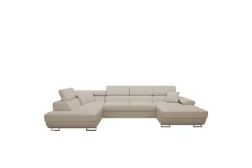 Reginia Soffa med Divan och Schäslong 4-sits, Beige
